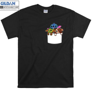 Disney Baby Yoda Stitch Friends T-shirt Hoodie Kids Child Tote Bag Tshirt S-M-L-XL-XXL-3XL-4XL-5XL Gildan Oversized Men Women Unisex A311