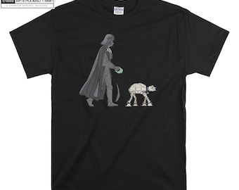 Dark Vador At-At Walker T-shirt graphique Hoody Kids Child Tote Bag Tshirt S-M-L-XL-XXL-3XL-4XL-5XL Gildan Oversized Men Femmes Unisexe 7235