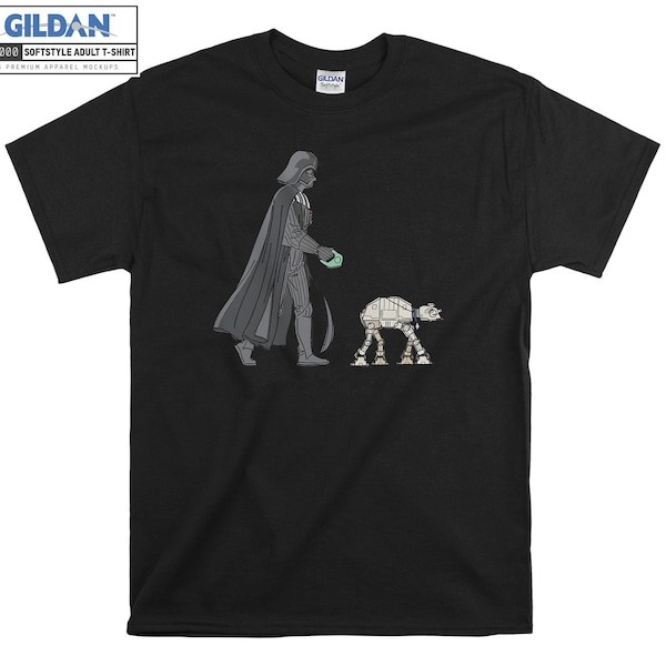 Dark Vador At-At Walker T-shirt graphique Hoody Kids Child Tote Bag Tshirt S-M-L-XL-XXL-3XL-4XL-5XL Gildan Oversized Men Femmes Unisexe 7235