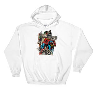 Super Hero Film Poster Vintage The Amazing Spider Man Hoodie Sweat  Pullover S-M-L-XL-XXL-3XL-4XL-5XL Oversized Men Women Unisex AB160