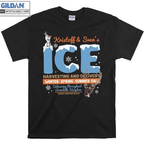 disney frozen kristoff svens ice harvesting and delivery shirt T-Shirts, Kids & Adult Holiday Hoodies, Customizable Christmas Pajamas AB285