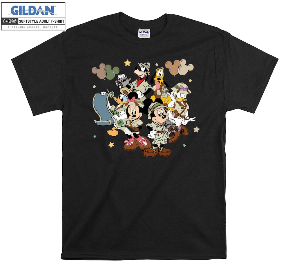 Disney Animal Kingdom Shirt Mickey And Friends Disney Safari T-Shirts, Kids & Adult Holiday Hoodies, Customizable Christmas Pajamas Ab200 New Fashion
