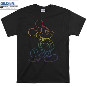 Disney Mickey Mouse Standing Pride T-shirt Hoody Kids Child Tote Bag Tshirt S-M-L-XL-XXL-3XL-4XL-5XL Gildan Oversized Men Femmes Unisexe 6763