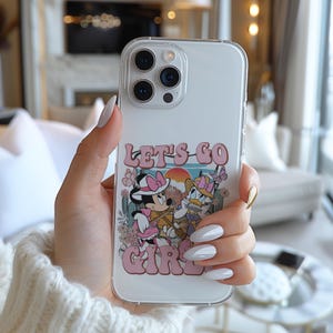 Custodia per telefono vintage Disney Minnie e Paperina AB915