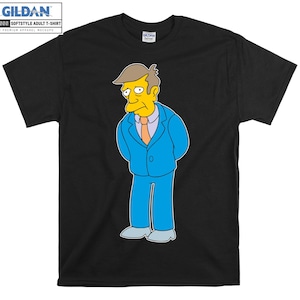 The Simpsons Flaming Moe Fire Logo T shirt Art Cartoon T-shirt Tshirt S-M-L-XL-XXL-3XL-4XL-5XL Oversized Men Women Unisex 5043