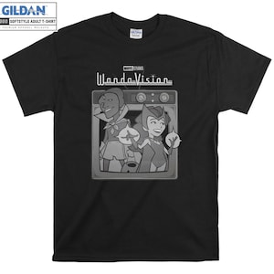 Marvel WandaVision Retro Cartoon TV T-shirt Hoodie Hoody T-shirt T-shirt S-M-L-XL-XXL-3XL-4XL-5XL Oversized Mannen Vrouwen Unisex 6420
