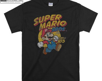 Super Mario Bros Gaming Grappige T-shirt Hoody Kid Kind Tote Bag Tshirt S-M-L-XL-XXL-3XL-4XL-5XL Gildan Oversized Mannen Vrouwen Unisex 7408