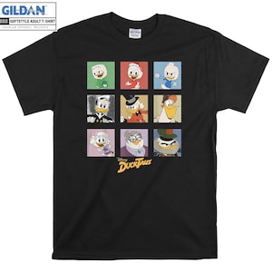 Ducktales Disney Mickey Friends T-shirt Felpa con cappuccio Bambini Bambino Tote Bag Tshirt S-M-L-XL-XXL-3XL-4XL-5XL Gildan Oversize Uomo Donna Unisex 6883