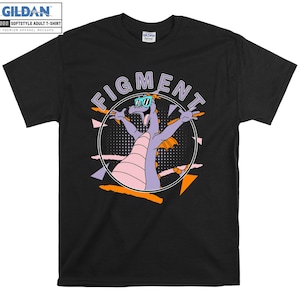 Figment Retro 90's Portrait T-shirt Hoodie Kids Child Tote Bag Tshirt S-M-L-XL-XXL-3XL-4XL-5XL Gildan Oversized Men Women Unisex A389