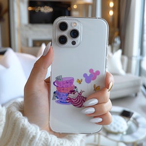 Funda para teléfono retro de Alicia en el País de las Maravillas con el Gato de Cheshire de Disney AC478
