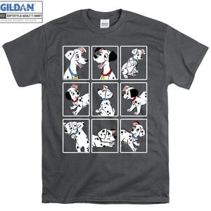 disney 101 caricati gruppo foto scatole t-shirt 101 caricati T-shirt, felpe con cappuccio per le feste per bambini e adulti, pigiama natalizio personalizzabile AB169