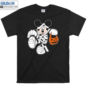 Topolino Halloween T-shirt Felpa con cappuccio Bambini Bambino Tote Bag Maglietta S-M-L-XL-XXL-3XL-4XL-5XL Gildan Oversize Uomo Donna Unisex A756