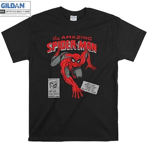 Camiseta retro de cómic de Marvel Spider-Man, camiseta de Avenger, sudadera con capucha, camiseta con capucha, tallas S, M, L, XL, XXL, 3XL, 4XL, 5XL, talla grande, unisex, para hombre y mujer, 9235
