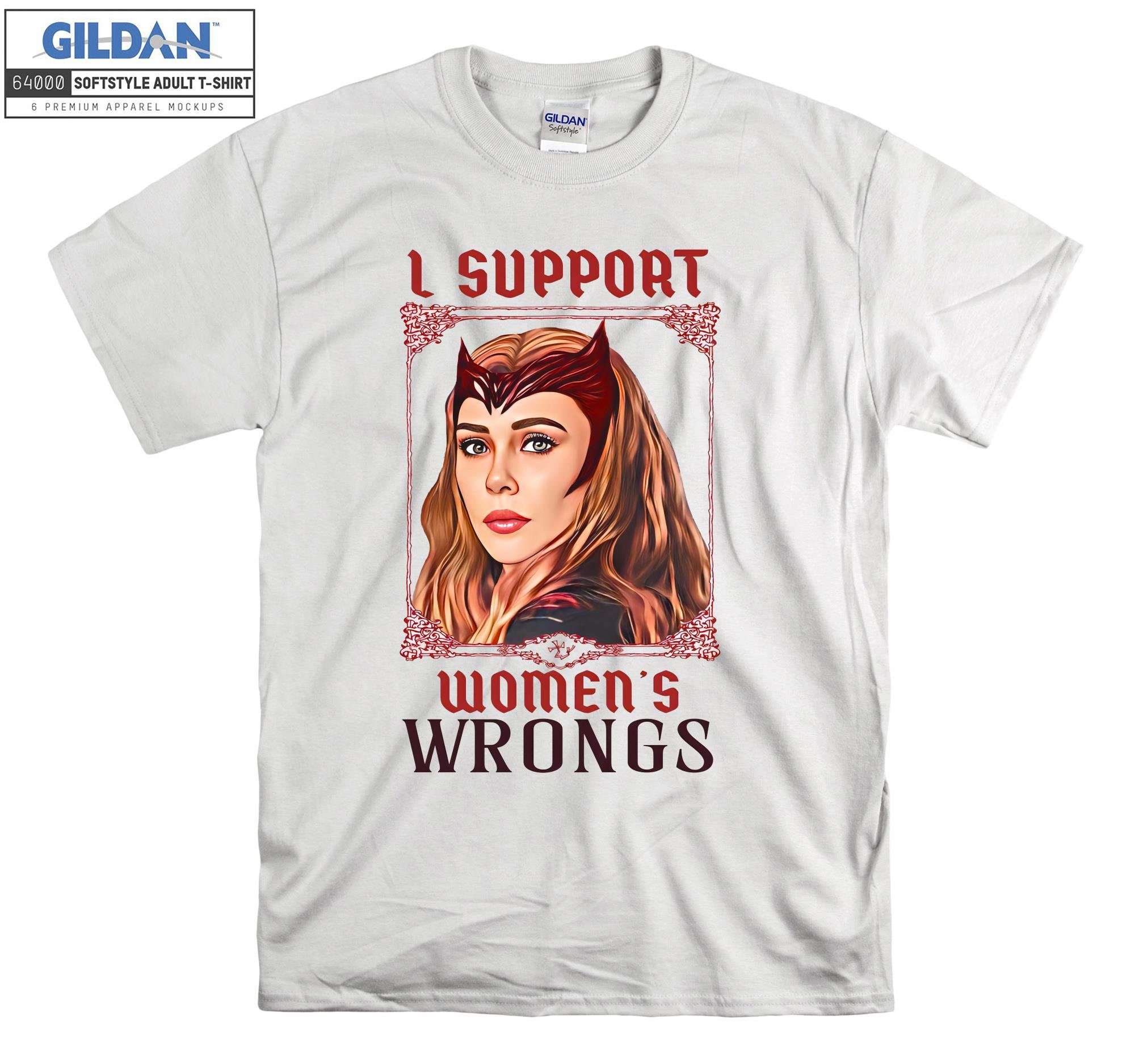 Discover I Support Women's Scarlet Witch T-shirt