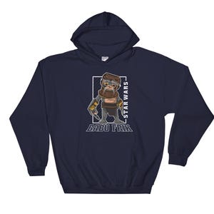 Funny Star Wars The Rise Of Skywalker Babu Frik Portrait  Hoodie Sweat Pullover S-M-L-XL-XXL-3XL-4XL-5XL Oversized Men Women Unisex AC336