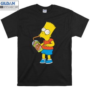 Bart Simpson Brain Freeze Funny Unisex Gift T shirt Hoodie Hoody T-shirt Tshirt S-M-L-XL-XXL-3XL-4XL-5XL Oversized Men Women Unisex 6210
