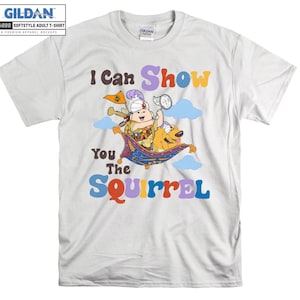 Disney-film heeft de hond opgegraven ik kan je de eekhoorn laten zien Shirt T-shirts, vakantiehoodies voor kinderen en volwassenen, aanpasbare kerstpyjama AB642