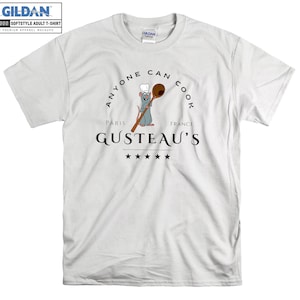 Remy Ratatouille Pixar Little Chef T-shirt Felpa con cappuccio Bambini Bambino Tote Bag Tshirt S-M-L-XL-XXL-3XL-4XL-5XL Gildan Oversize Uomo Donna Unisex A206