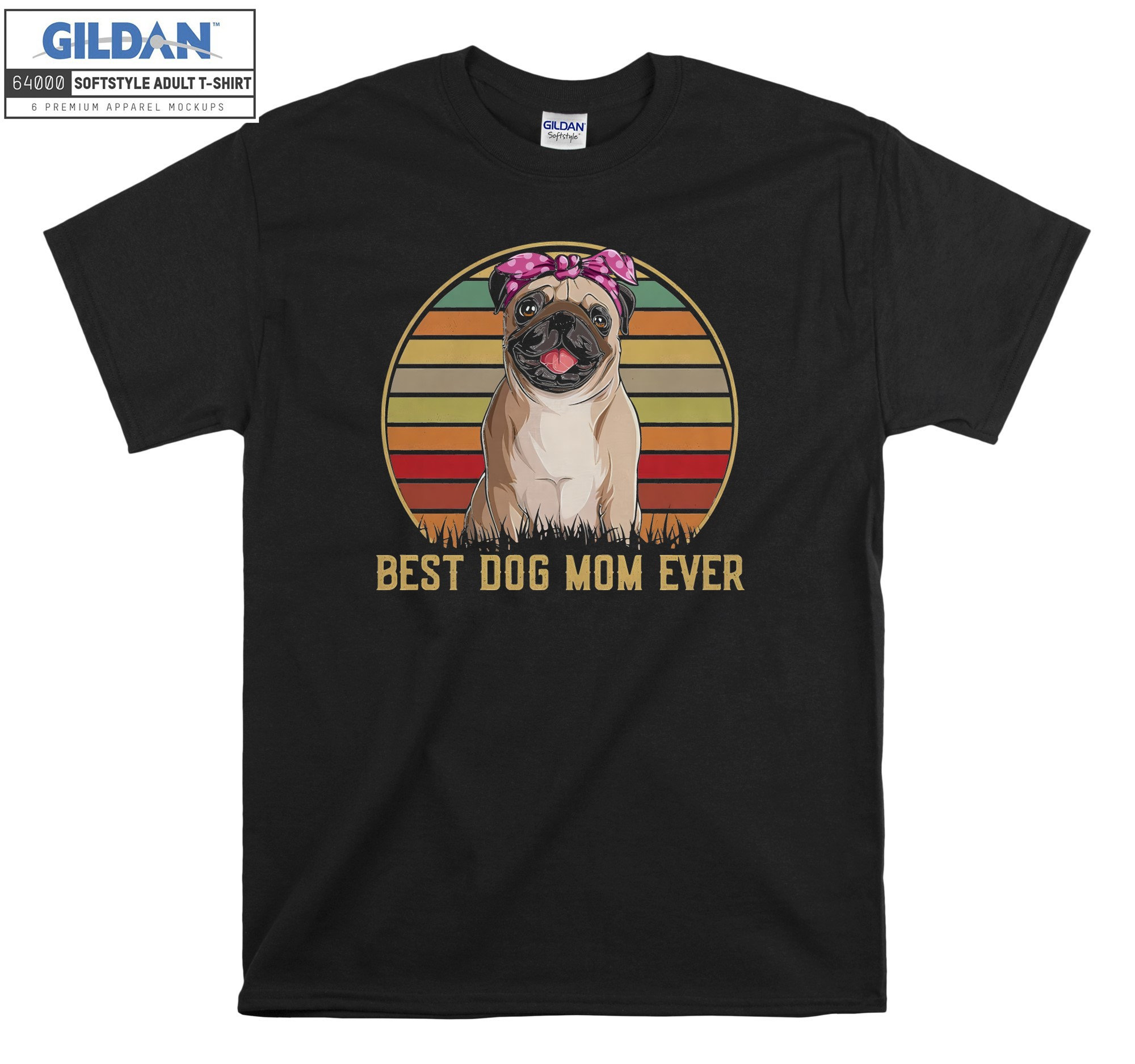 Mother of pugs t shirt top