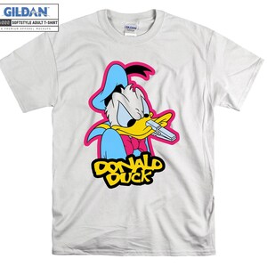 Donald Duck Funny Figure T-shirt Sweat à capuche Enfants Enfant Sac fourre-tout Tshirt S-M-L-XL-XXL-3XL-4XL-5XL Gildan Surdimensionné Hommes Femmes Unisexe A694