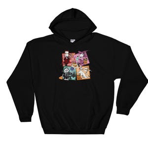 Sudadera con capucha Disney Lock Shock Barrel Oogie Zero Dog The Nightmare Before para hombre y mujer, tallas S, M, L, XL, XXL, 3XL, 4XL, 5XL, talla grande, unisex, AC88