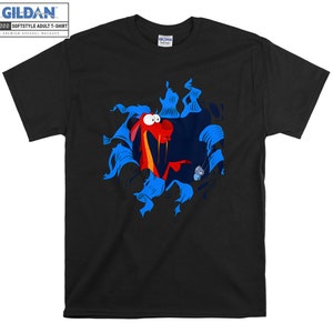Disney Mulan Mushu Cri-Kee si prende la colpa T-shirt con cappuccio T-shirt con cappuccio T-shirt S-M-L-XL-XXL-3XL-4XL-5XL Uomo oversize Donna Unisex 8740