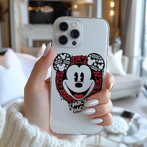 Disney Famoso Personaggio Divertente Topolino Logo Figura Custodia per Telefono 4098