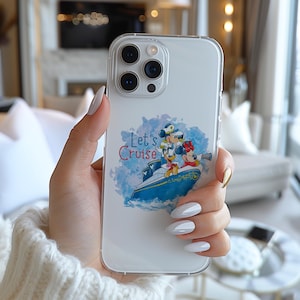 Mickey Mouse Disney Let's Cruise Divertente Famoso Personaggio dei cartoni animati Custodia per telefono 9617