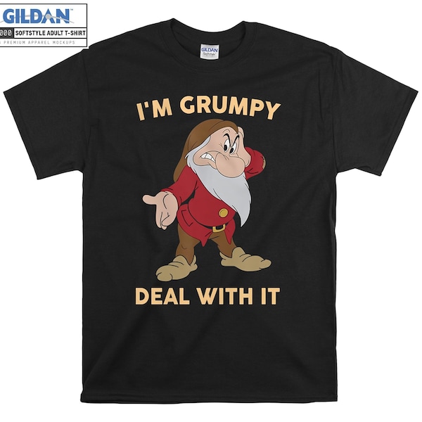 Grumpy Dwarf Funny I'm Grumpy T-shirt Hoody Kids Child Tote Bag Tshirt S-M-L-XL-XXL-3XL-4XL-5XL Gildan Oversized Men Women Unisex 6919