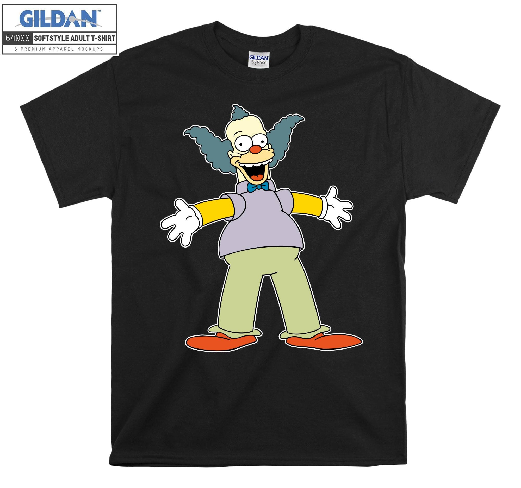 The Simpsons Krusty the Clown Smoke T Shirt Hoodie Hoody T shirt Tshirt S M L XL XXL 3XL 4XL 5XL Oversized Men Women Unisex 5012 Etsy