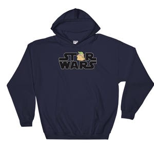 Famous Tv Series Star Wars Logo And Baby Yoda Cosplay Hoodie Sweatshirt Pullover S-M-L-XL-XXL-3XL-4XL-5XL Oversized Men Women Unisex 7199