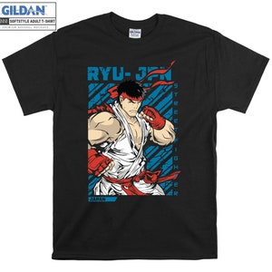 Street Fighter Ryu T-shirt Hoodie Kids Child Tote Bag Tshirt S-M-L-XL-XXL-3XL-4XL-5XL Gildan Oversized Men Women Unisex A328