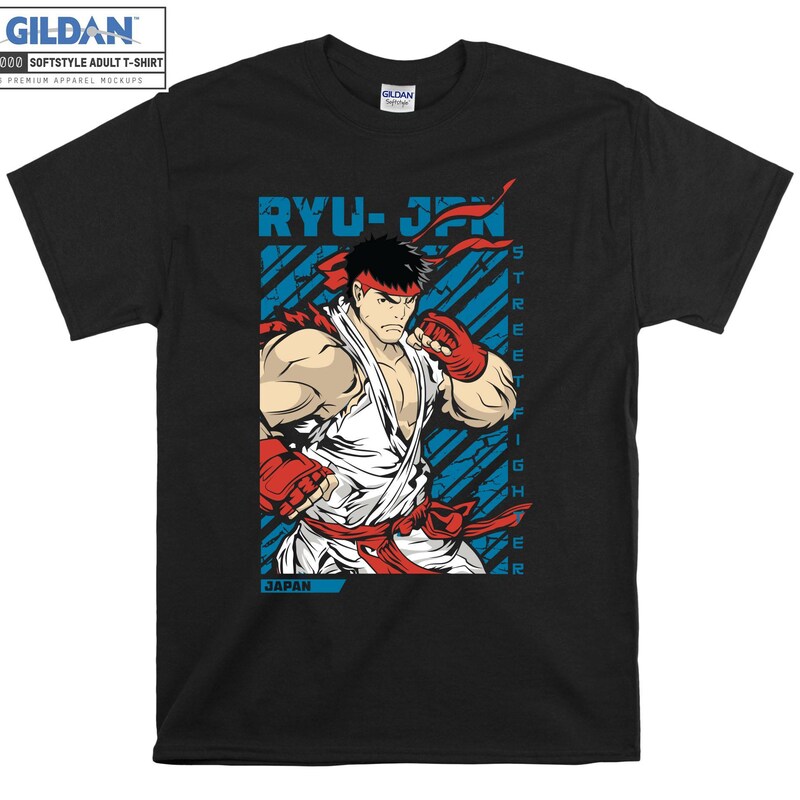 Compressed Shirt Ryu Street Fighter Ryu T Shirt - Etsy