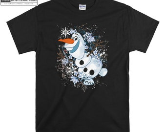 Disney Frozen Olaf Dancing T-shirt Hoody Kids Child Tote Bag Tshirt S-M-L-XL-XXL-3XL-4XL-5XL Gildan Oversized Men Women Unisex 6697