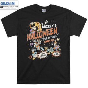 Mickey&#39;s Not So Scary Halloween T-shirt Hoodie Kids Child Tote Bag Tshirt S-M-L-XL-XXL-3XL-4XL-5XL Gildan Oversized Men Women Unisex A790