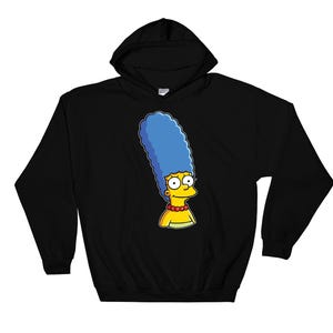 The Simpsons Famous Cartoon Tv Series Marge Simpson Hoodie Sweatshirt Pullover S-M-L-XL-XXL-3XL-4XL-5XL Oversized Men Women Unisex 5082