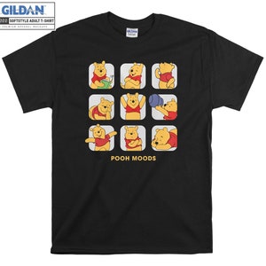 Pooh Moods Winnie l’ourson T-shirt Hoody Kids Child Tote Bag Tshirt S-M-L-XL-XXL-3XL-4XL-5XL Gildan Oversized Men Femmes Unisexe 7167