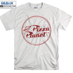disney pixar toy story pizza planet checkered logo t shirt T-Shirts, Kids & Adult Holiday Hoodies, Customizable Christmas Pajamas AB495