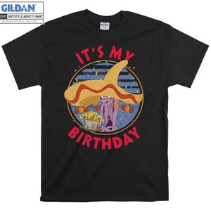 Vintage retro Disney Villains Yzma Its My Birthday T-shirt T-shirts, vakantiehoodies voor kinderen en volwassenen, aanpasbare kerstpyjama AC1012