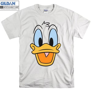 Donald Duck Big Face Disney T-shirt Hoody Kids Child Tote Bag Tshirt S-M-L-XL-XXL-3XL-4XL-5XL Gildan Oversized Men Women Unisex 6874