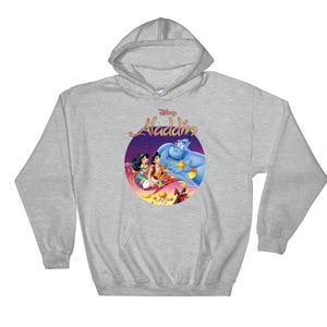 ディズニー アラジン 面白い有名キャラクター ポスター フィギュア パーカー スウェットシャツ プルオーバー S-M-L-XL-XXL-3XL-4XL-5XL オーバーサイズ メンズ レディース ユニセックス 6631