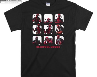 Deadpool Moods Box Up Funny T-shirt Hoody Kids Child Tote Bag Tshirt S-M-L-XL-XXL-3XL-4XL-5XL Gildan Oversized Men Women Unisex 6618