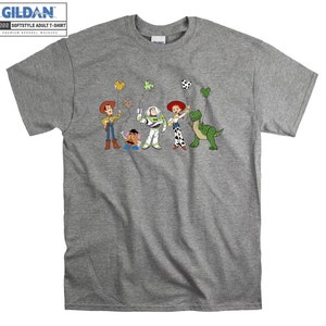 Disney Toy Story Friends T-shirt Hoodie Kids Child Tote Bag Tshirt S-M-L-XL-XXL-3XL-4XL-5XL Gildan Oversized Men Women Unisex A497