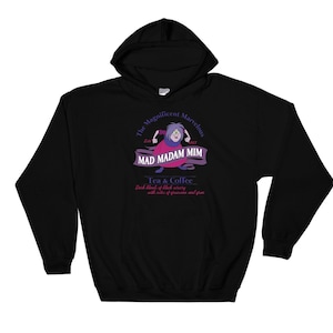 Disney The Sword In The Stone Mad Madam Mim Tea Coffee   Hoodie Sweat  Pullover S-M-L-XL-XXL-3XL-4XL-5XL Oversized Men Women Unisex AC197