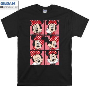Camiseta de niña, manga corta roja de Minnie Mouse ©Disney