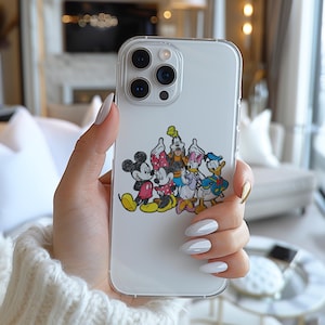 Disney Mickey Mouse Friends Poster Divertente Famoso Personaggio dei cartoni animati Custodia per telefono a185