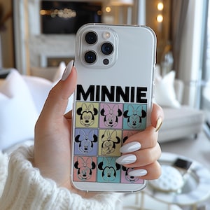 Disney Minnie Mouse Pastel Boxes Topolino e custodia per telefono AB412