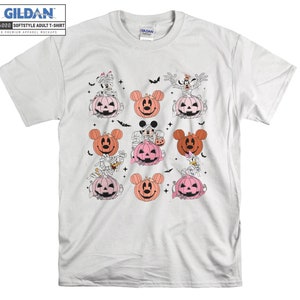Disney Mickey Halloween Comfort T-shirt con cappuccio Bambini Bambino Tote Bag Maglietta S-M-L-XL-XXL-3XL-4XL-5XL Gildan Oversize Uomo Donna Unisex A799