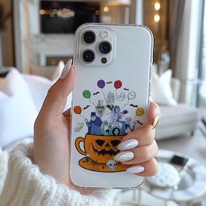 Disney Haunted Mansion Halloween Cup  Hitchhiking Ghosts Phone Case AC76