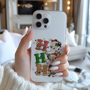 Ho Ho Ho Topolino Luci di Natale Custodia per telefono natalizia Topolino AC362